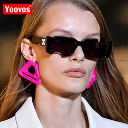 Yoovos 2023 Platz Sonnenbrille Frauen Vintage Luxus Marke Sonnenbrille Männer Mode Unregelmäßigen Brillen Retro Sexy Gafas De Sol Mujer