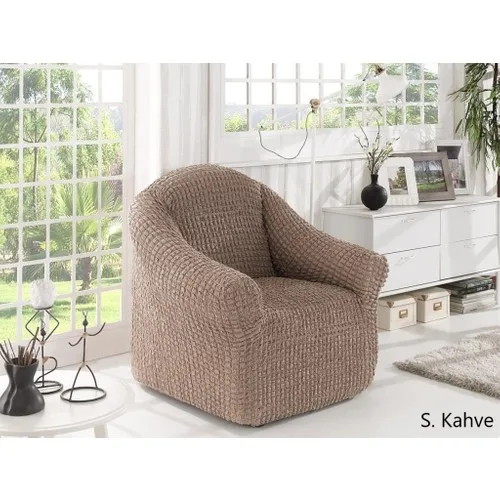 Karna Home Strech Single Seat Cover Sahara Beige