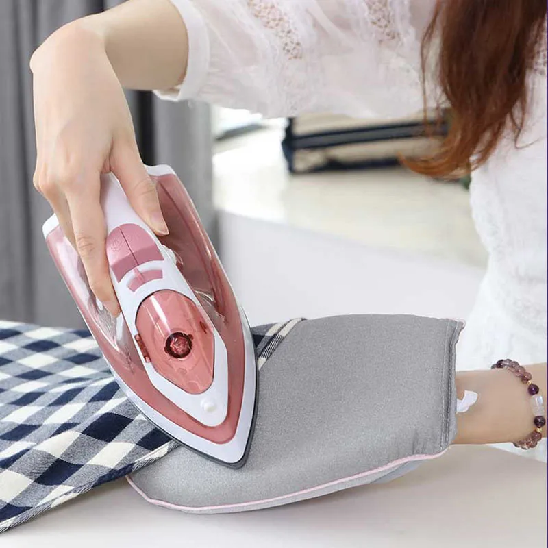 Handheld Ironing Heat Resistant Glove Home Mini Ironing Mat Ironing Board Holde Portable Ironing Anti-scald Iron Protective Pad