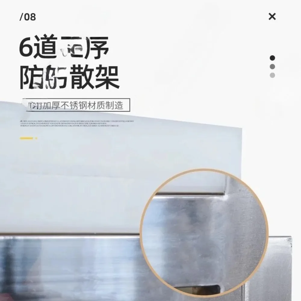 Supermarket specific stainless steel meat cutting table made of food grade material that is easy to clean