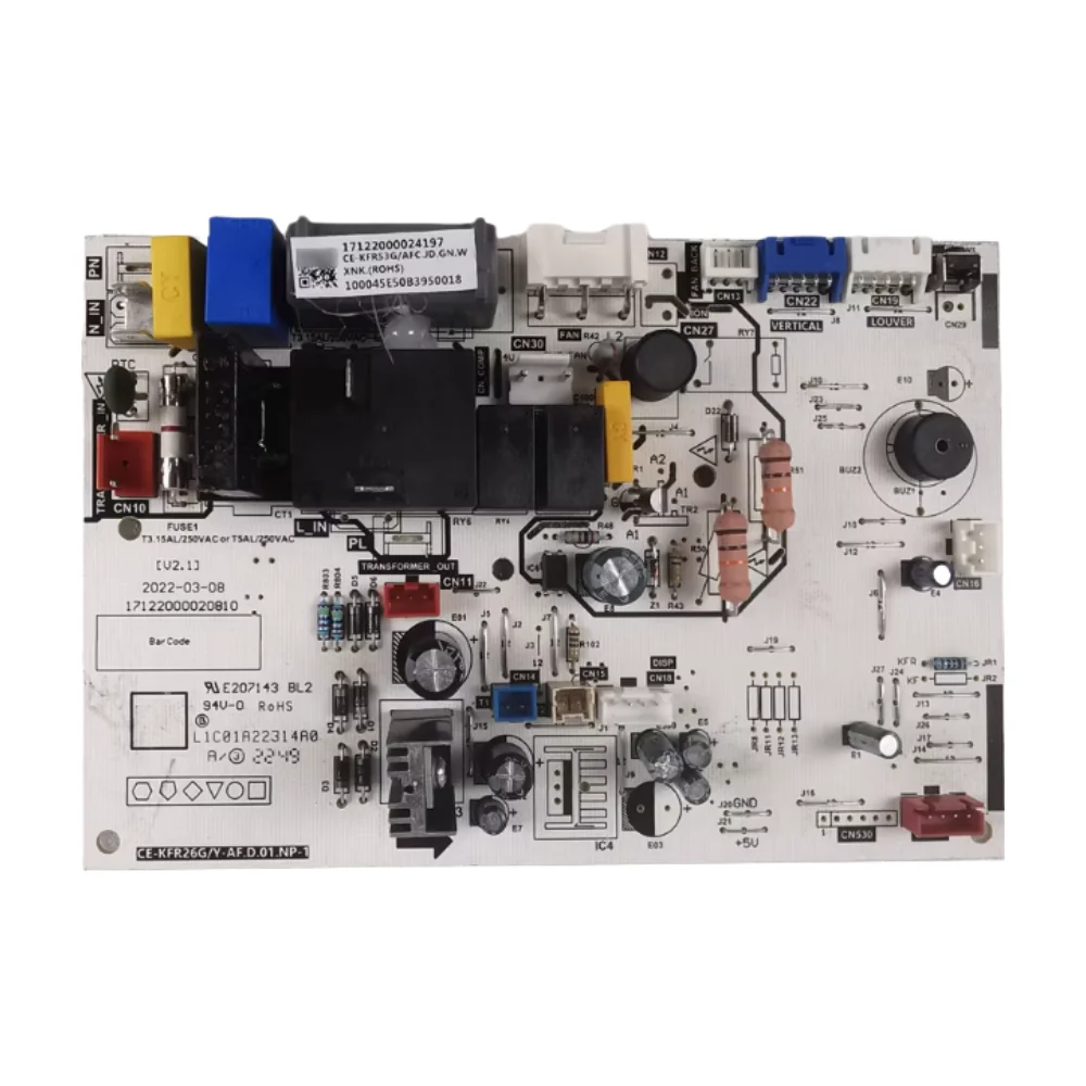 

Новая плата управления для кондиционеров Midea, модель CE-KFR26G/Y-AF, плата питания 17122000020810