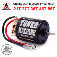 AUSTAR 540 Brushed Motor 21T 27T 35T 45T 55T for 1/10 RC Crawler Axial SCX10 90046 Traxxas TRX4 D90 Tamiya CC01