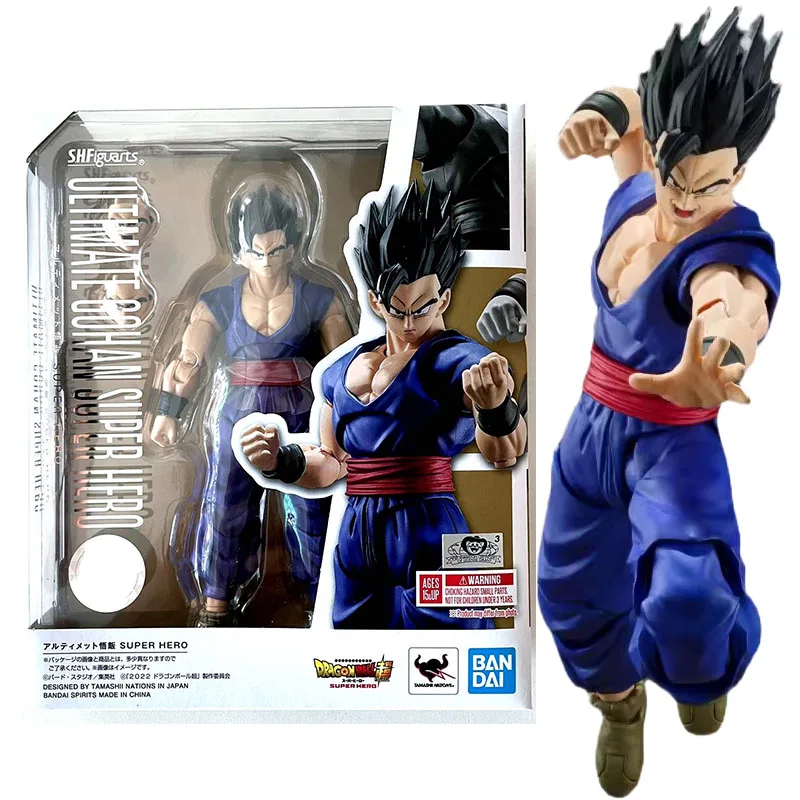 

Bandai Genuine Figure Dragon Ball Model Kit Anime Figures SHF Ultimate Gohan Super Hero Collection Model Action Figure Boys Toys