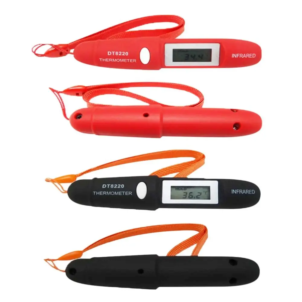Therye.com-Mini stylo infrarouge sans contact, mesure de la température, affichage LCD numérique, DT8220
