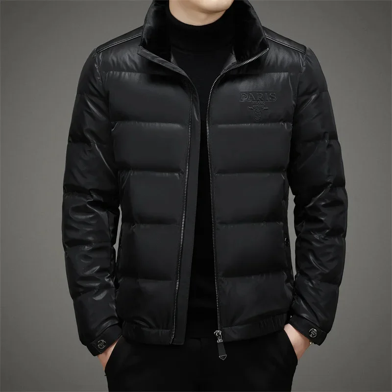 Designer Clothes Men Ultralight Down Jacket Stand Collar Padded Lightweight Jackets Duck Male Padding Winter Coat