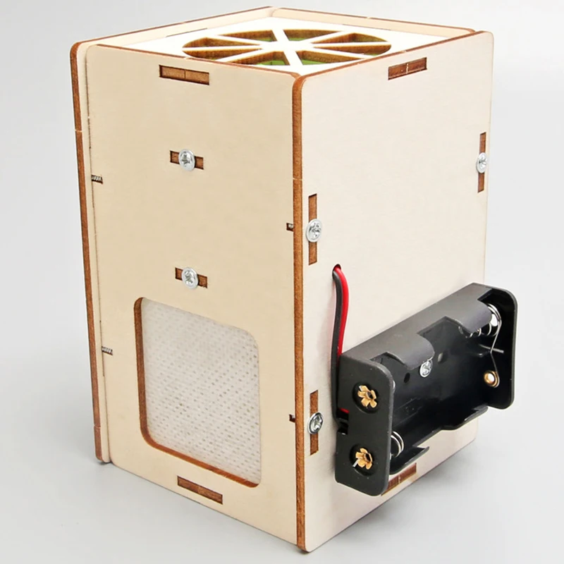 나무 공기 청정기 모델, 어린이 과학 장난감 기술, Diy 물리학 빌딩 블록 키트, 어린이용 교육 완구 학습