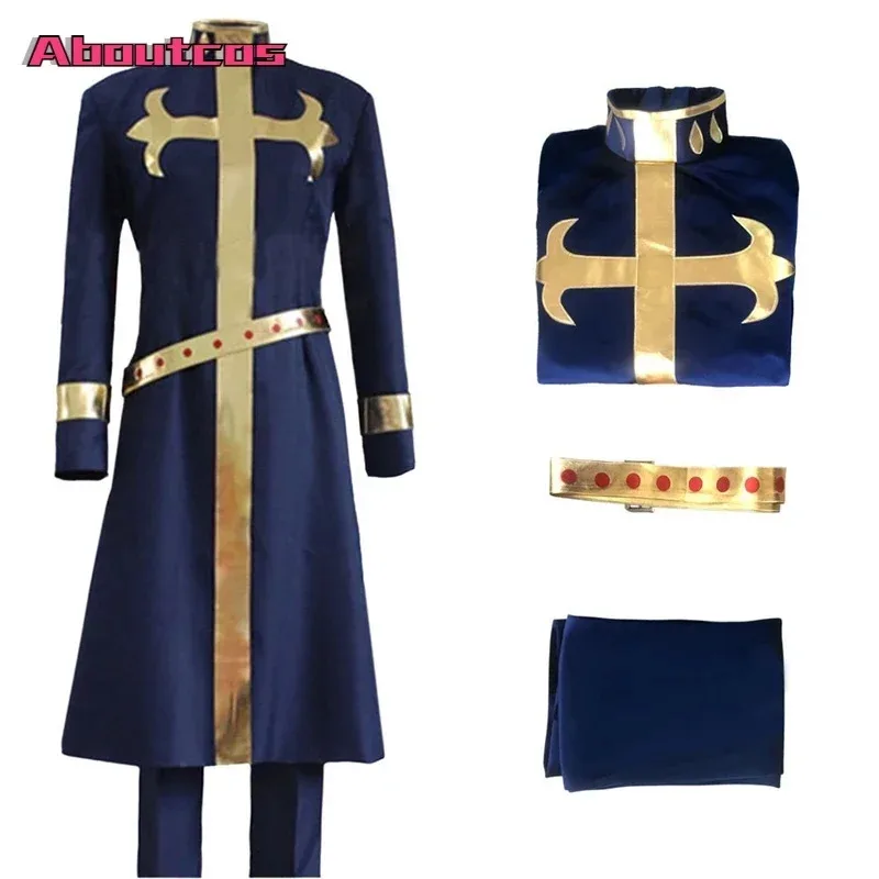 Aboutcos Anime JOJO's Bizarre Adventure Cospaly Enrico Pucci Cosplay Kostuums Mannen Halloween Sets Custom Maid