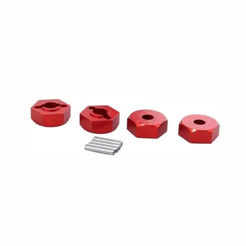 4pcs Thick with Pin Screws RC Parts of Automobile Model Toys 12MM Aluminum Universal Wheel Hub Hexagon Wheel Seat Connector 5mm