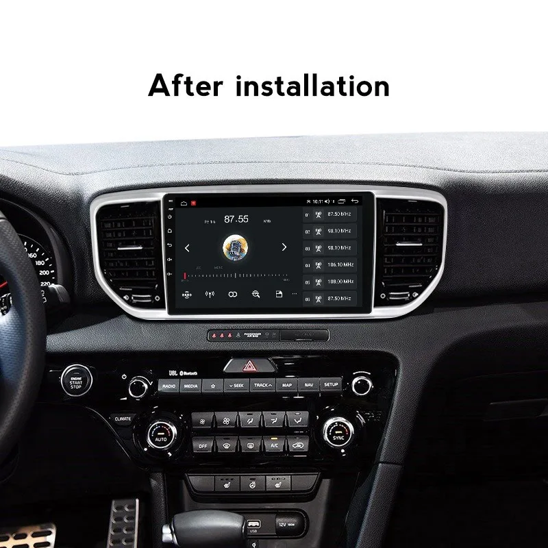 The 2018-2019 Android models have a large-screen central control in-car navigation screen with an 8+128 size