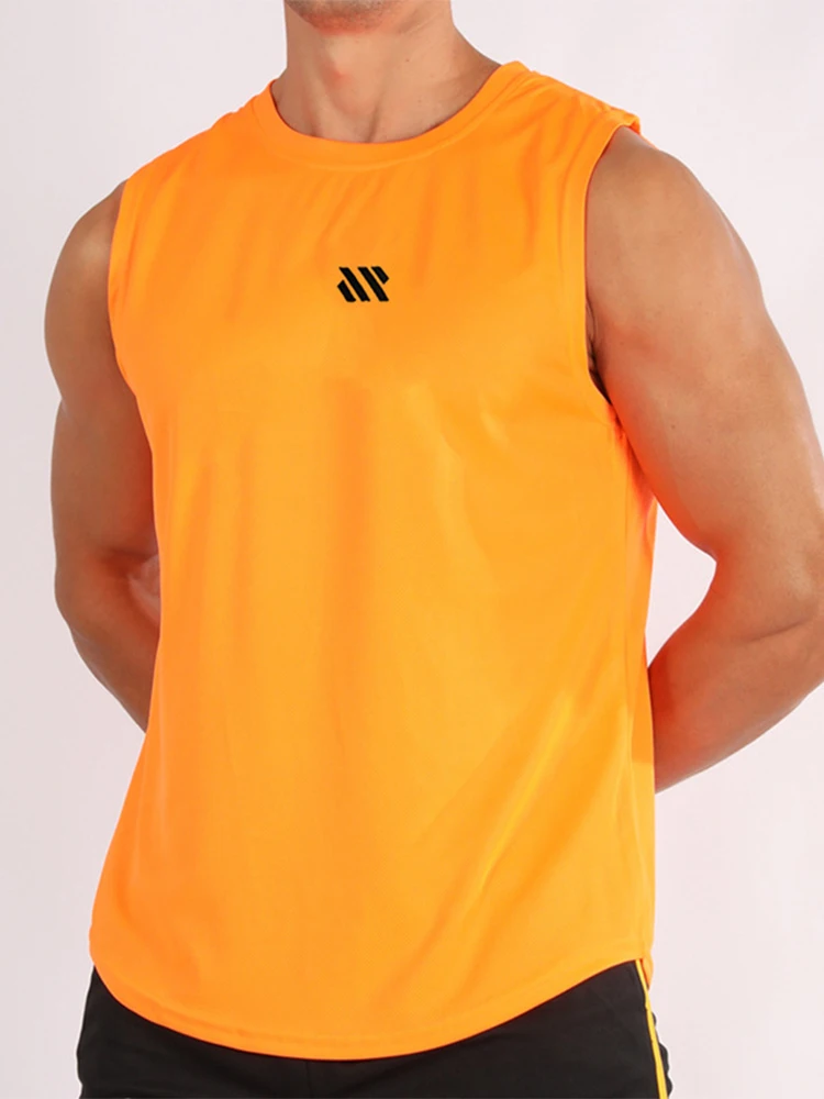 ADED Summer new Gym Vest Men Bodybuilding Sleeveless Sports Tank Top quick-drying mesh Fitness Running Tank Top men Clothes image 6