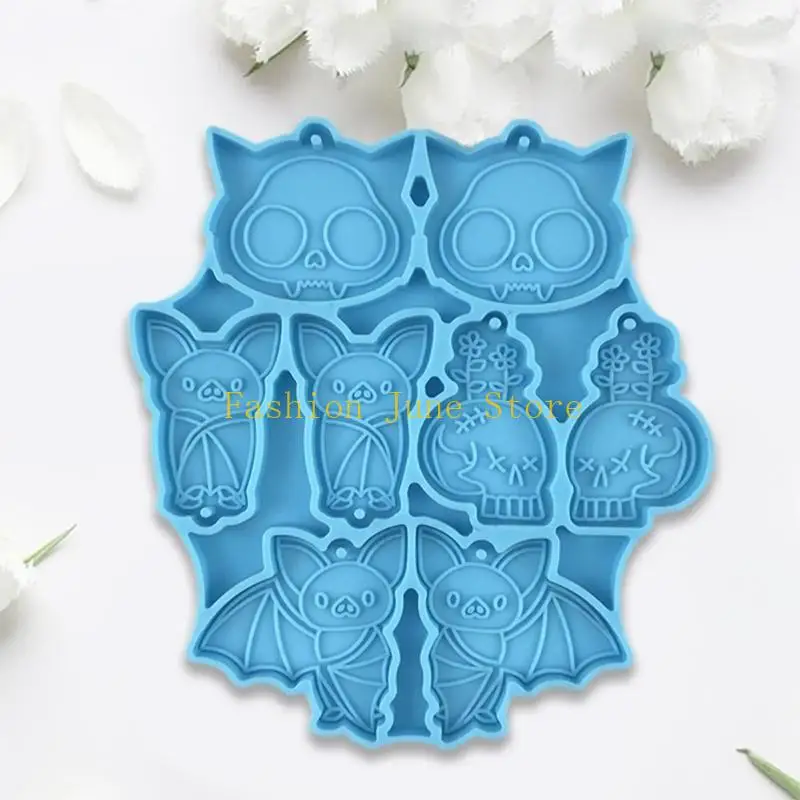 N5KA Handicraft Necklace Earrings Mold Silicone Mould DIY Craft UV Casting Epoxy Mold