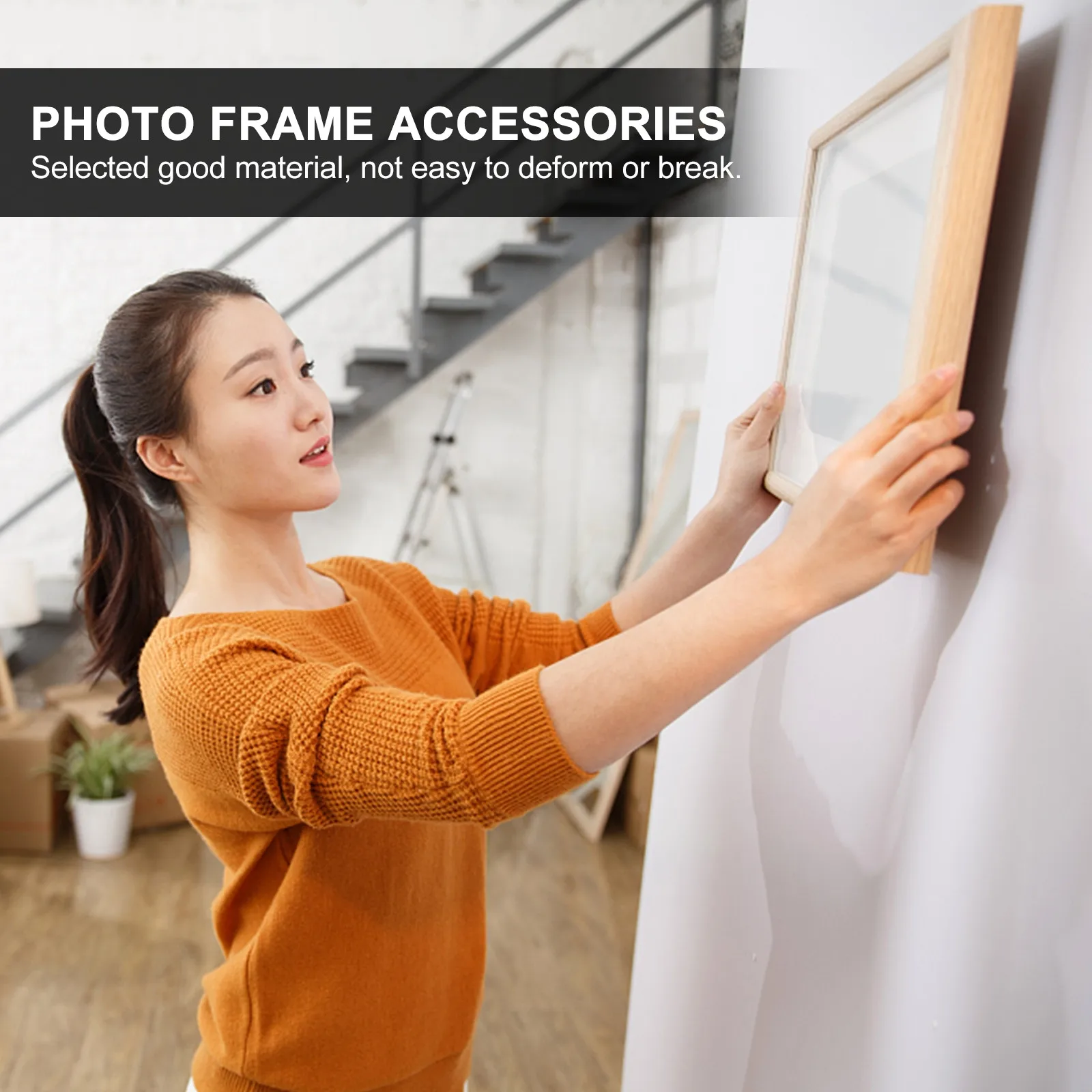 

50 шт. зажимов для крепления задней панели фоторамки, премиум-материал, не деформируется, идеально подходит для самостоятельного изготовления фоторамок и настенного размещения.