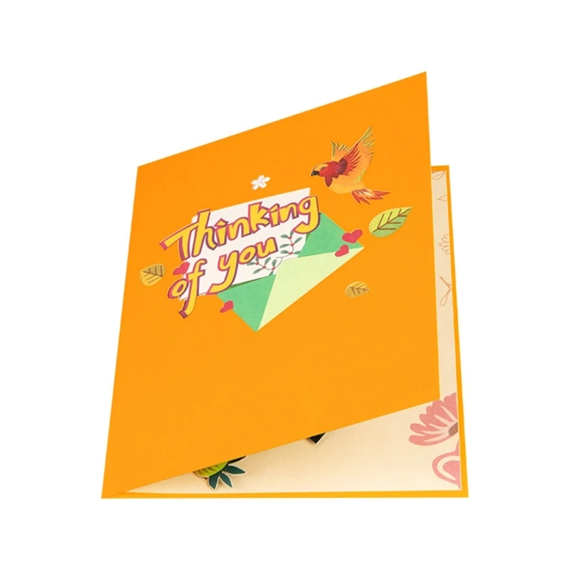 Enchanting 3D Birthday Cards Gift with Envelope Exquisites Craftsmanships, Convey Authentics Sentiment for Special Event