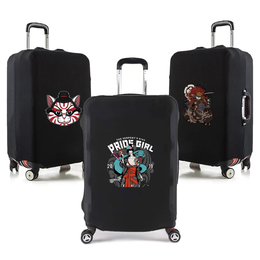 

Samurai Pattern 18-32 Inch Holiday Fashion Travel Accessories Luggage Case Elastic Sleeve Travel Essentials Trunk Lid