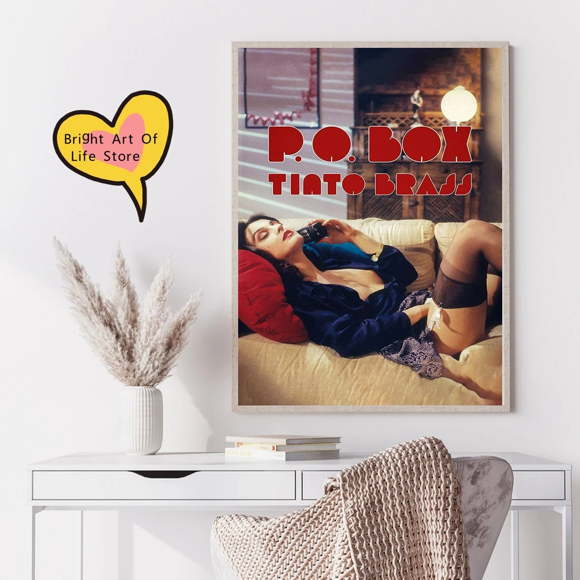 

P.O. Box Tinto Brass (1995) Movie Poster Cover Photo Print Canvas Wall Art Home Decor (Unframed)