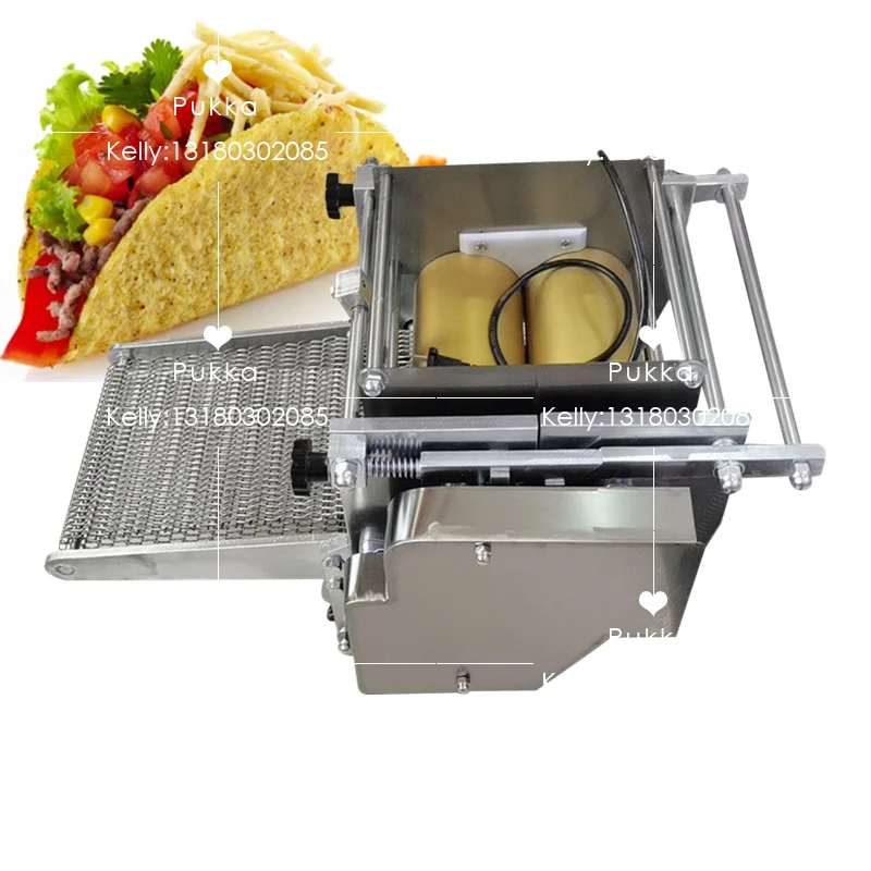 110V Small Flour Corn Mexican Tortilla Maker / Taco Press Tortilla Wraps Making Machines