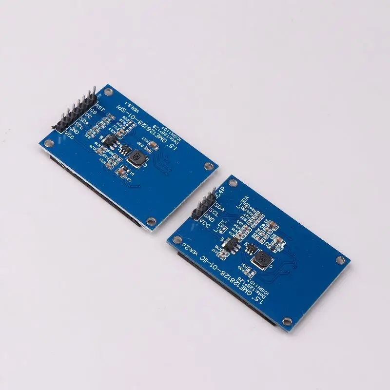 1,5-дюймовый 1,5-дюймовый 128x128 OLED-экранный модуль дисплея 4PIN 7PIN SH1107 драйвер IIC 4 контакта белый для Raspberry Pi для STM32