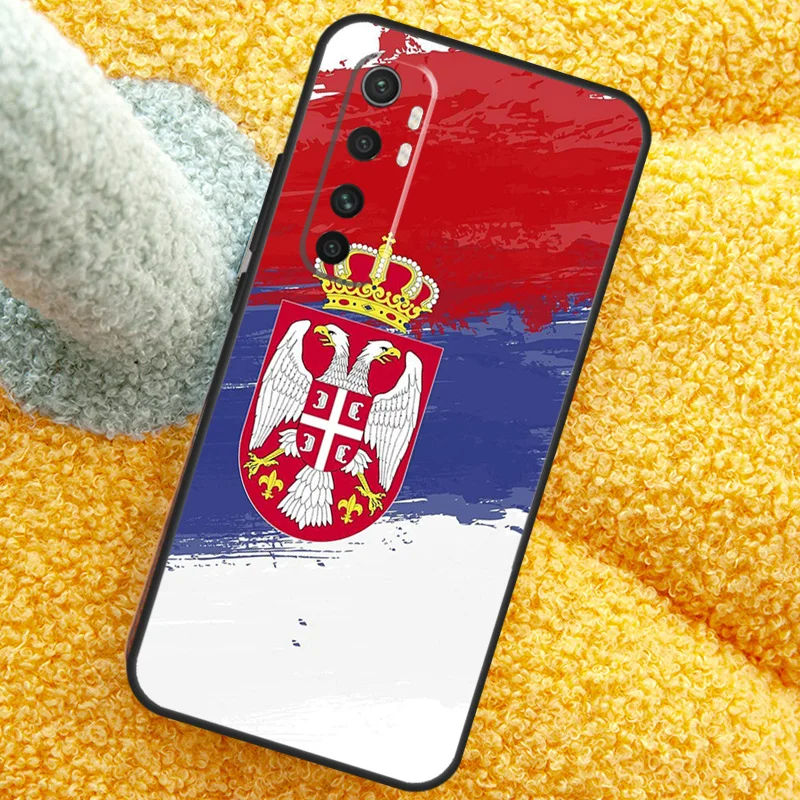 Flag of Serbia Serbian Case For POCO X3 X4 X5 F5 Pro M5s C40 F4 GT F3 Cover For Xiaomi 12T 11T Pro 12 13 Lite 12X