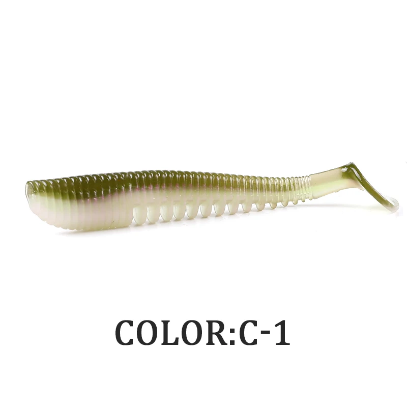 Supercontinent 5 cm 8 cm 9,5 cm 11 cm Angelköder weicher Köder Künstlicher Köder Predator Tackle für Hecht und Hecht