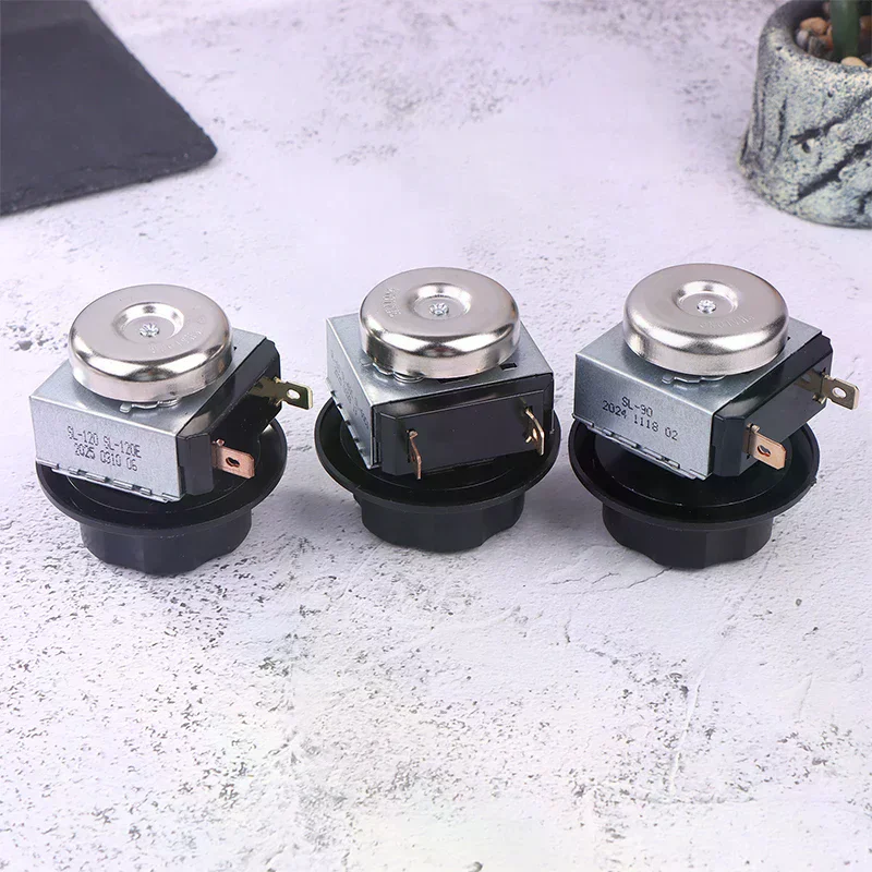 1Pc 60Min Microwave Oven Knob Timer Switch With Bell Mechanical Time Switch Warm Cabinet Disinfection Cabinet Oven Parts