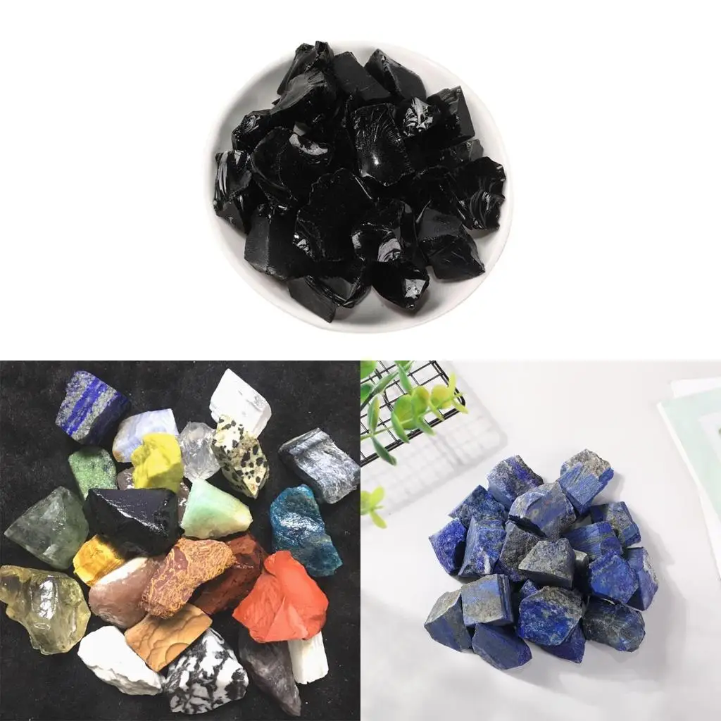 100g Natural Rose Ore Mineral Stone Fish for Tank Home Decoration Jewelry Repair Healing Ornaments