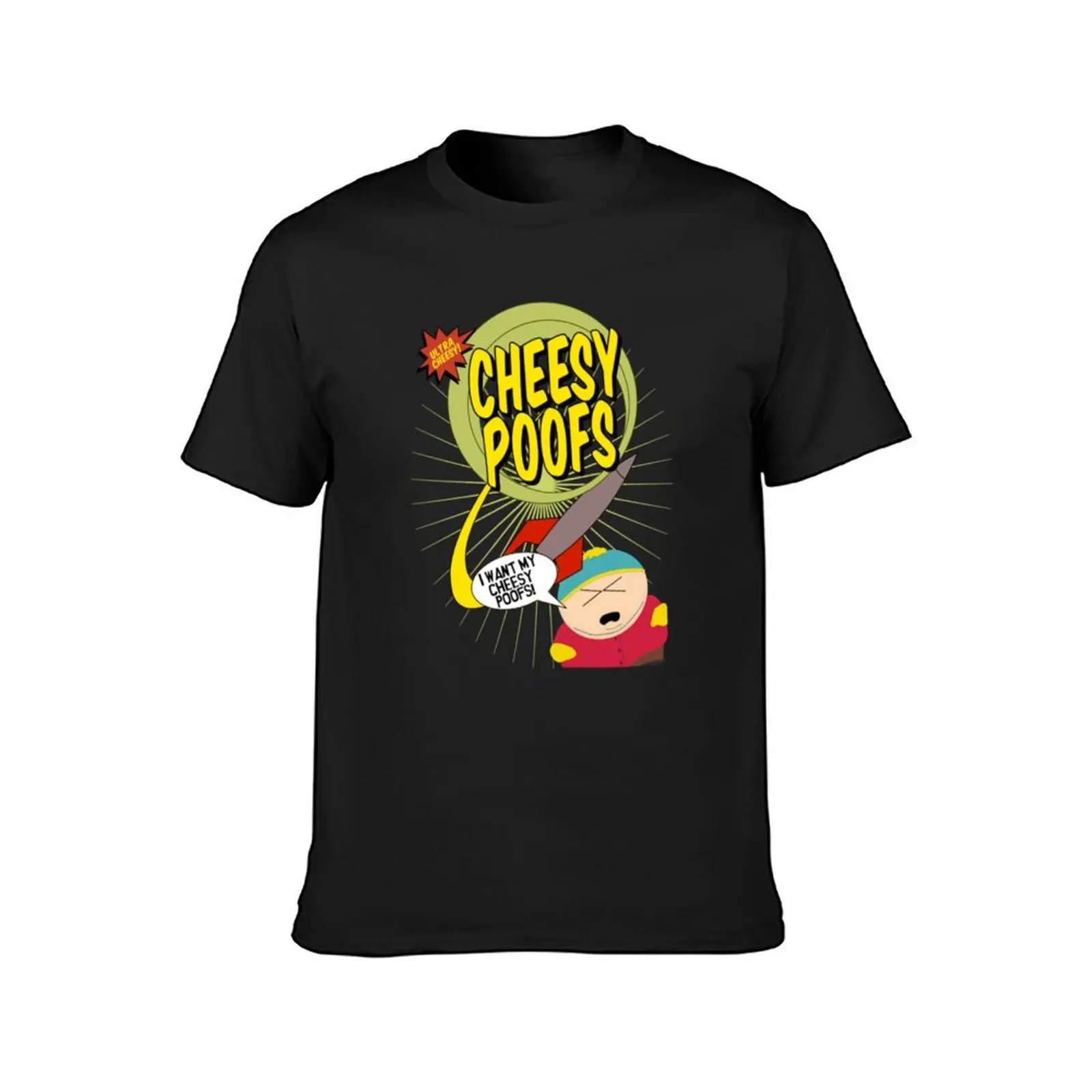 Cheesy Poofs T-Shirt Blouse quick drying cute tops men t shirts