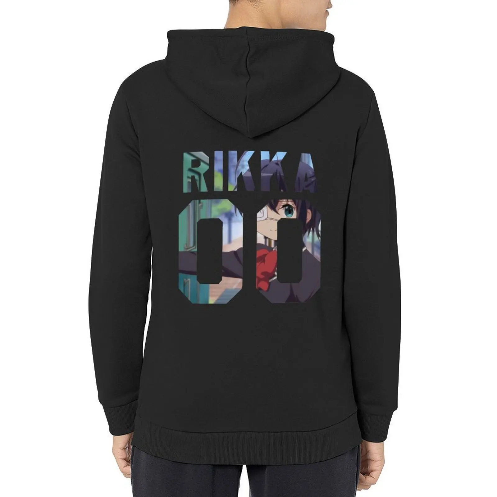 

RIKKA TAKANASHI 00 - BACKPIECE Hoodie men wear aesthetic clothing male clothes clothes for men men's hoodies