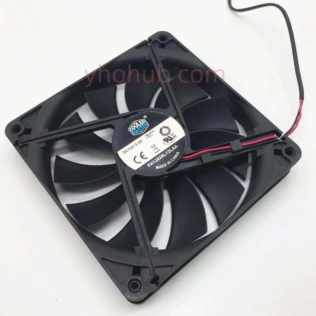 Cooler Master FA13525L12LAA DC 12V 0.5A 135x135x25mm 2-Wire Server Cooling Fan