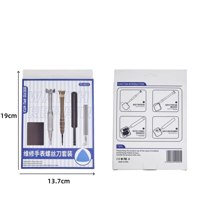 Imagem -02 - Assista Ferramenta de Desmontagem para Apple Ver Tela Lcd Coroa Bateria Flex Abertura Incríveis Conjuntos de Ferramentas de Reparo em s4 s5 s6 s7 s8 s9 se