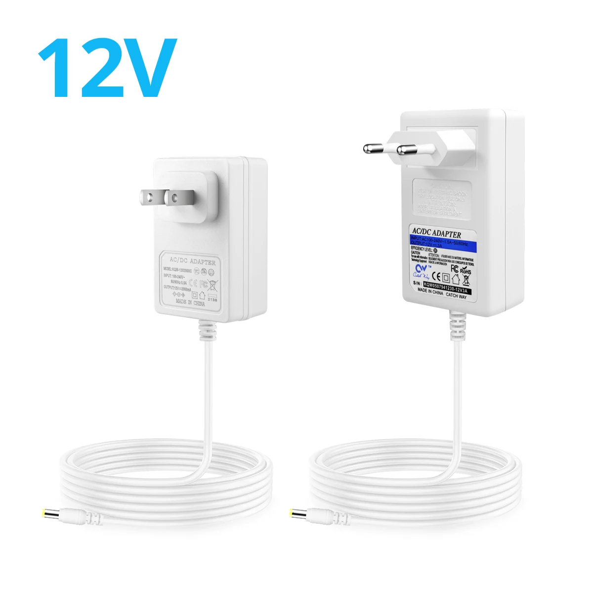 For LED Strip Lights 12V DC Power Supply Led Driver Transformador 220V to 12V 2A 3A Power Adapter Lighting  Transformer