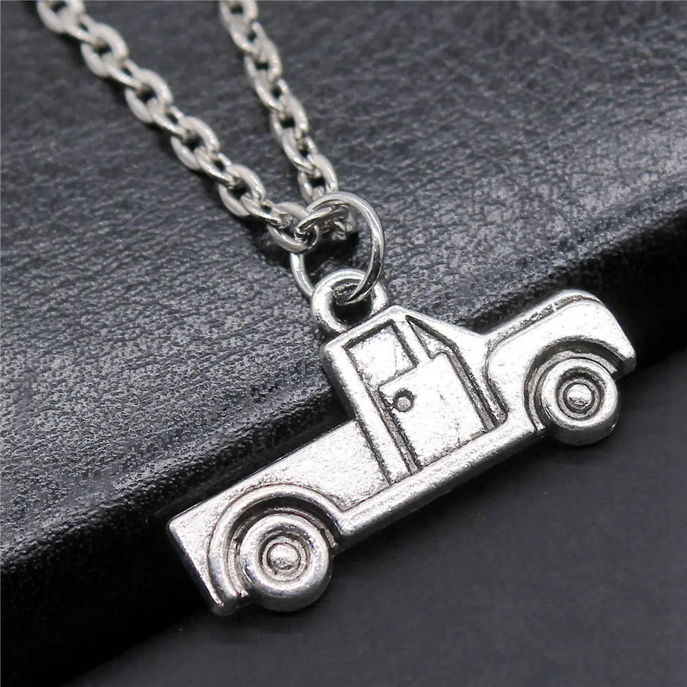 1pcs Pickup Truck Chain Necklace Men Accessories Jewelry For Woman Popular Chain Length 43+5cm