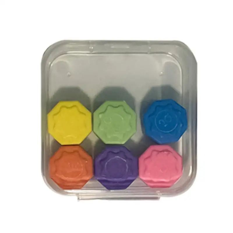 

6pcs Korean Traditional Play Game Fun Gonggi Jack Stone Pebbles Set Hand Eye Coordination Training Toy for Party Board Games