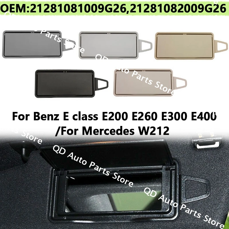 

Car Sun Shade Visor Makeup Cosmetic Mirror Cover Replacement For Benz E class E200 E260 E300 E400/For Mercedes W212 2128108100