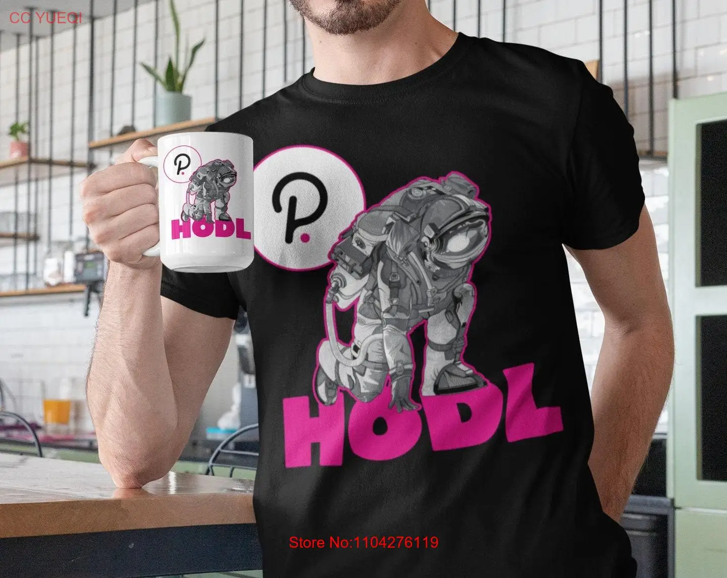 Футболка Polkadot HODL Litecoin Crypto DOT Cryptocurrency унисекс футболка с длинными или короткими рукавами Футболка Polkadot HODL Litecoin Crypto DOT Cryptocurrency унисекс футболка с длинными или короткими рукавами