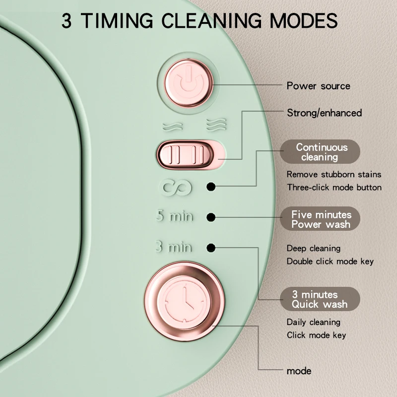 High-Frequency Ultrasonic Cleaner USB Rechargeable with Strength Adjustment And Timing Feature for Household Jewelry Cleaning