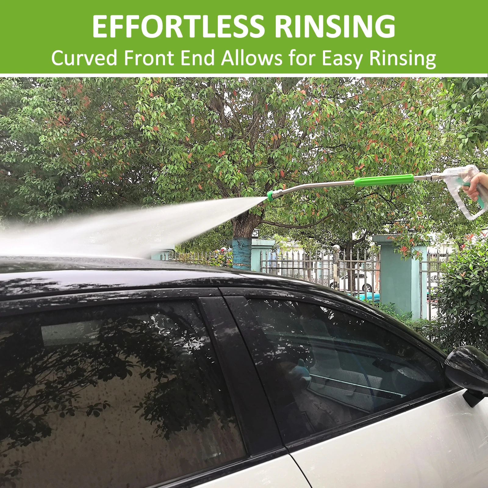 عصا تمديد لغسالة الضغط لغسيل السيارات، عصا تمديد الطاقة من الفولاذ المقاوم للصدأ، تمديد عصا غسالة الطاقة مع قابس سريع 1/4 بوصة