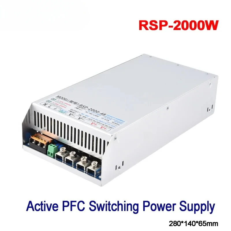 2000W PFC function switching power supply 24v 36v 48v 60v 80v 90v 110v input 100~230vac AC -DC  SMPS LED, INVERTER