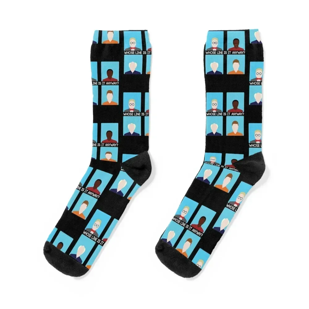 Whose Line Is It Anyway Take Two Classic T Socks new year christmas stocking christmas gifts Men Socks Women's