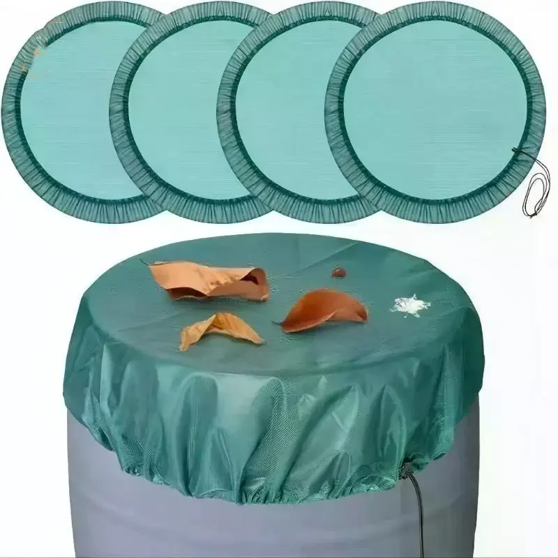 Elastic Mesh Bucket Cover Dustproof Insect Proof Water Tank Protector Portable for Camping Picnic Outdoor Water Bucket