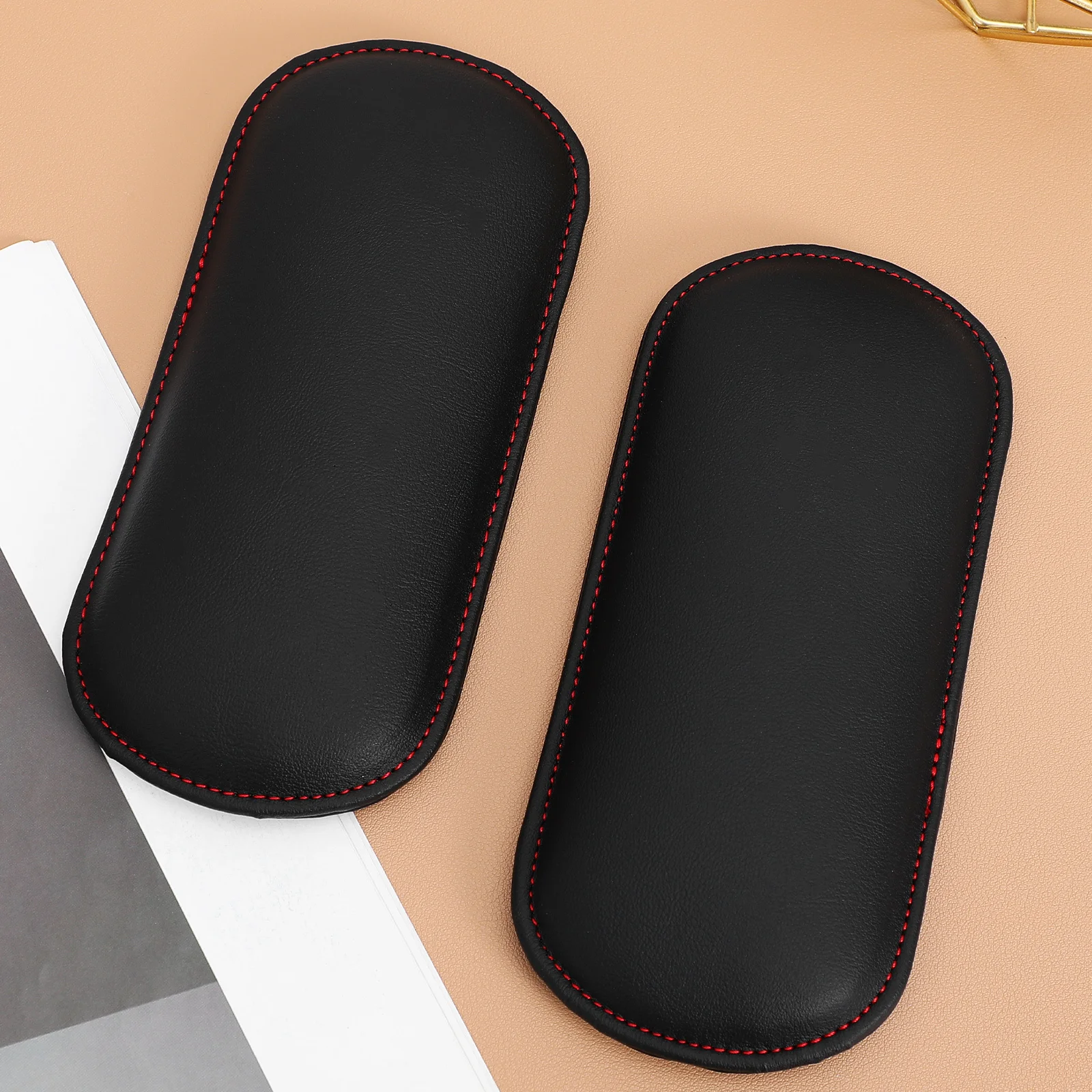 

2Pcs Car Leg Cushion Pad Increase Height Knee Elbow Comfortable Adjustable Car Center Console Armrest Cushion Pad Automotive