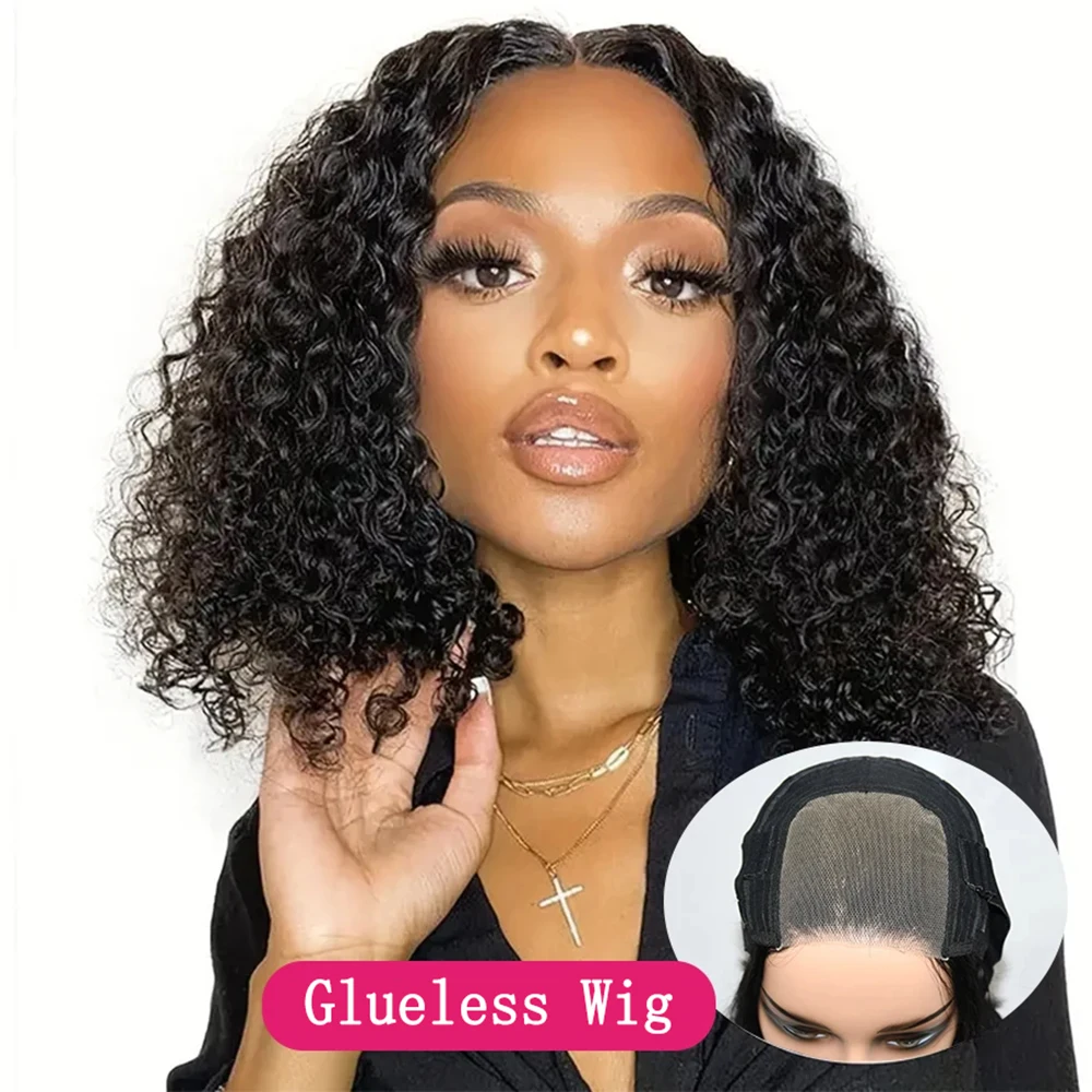 Wear Go Glueless Deep Wave 4x4 Hd Lace Closure Glueless Wig Human Hair Ready To Wear 4x6 Lace Frontal Glueless Wig On Sale