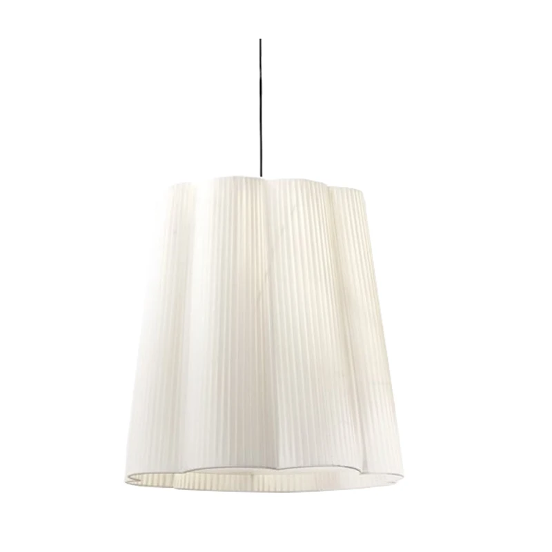 

Nordic creative simple modern light luxury art guest dining room bedroom duplex staircase fabric chandelier