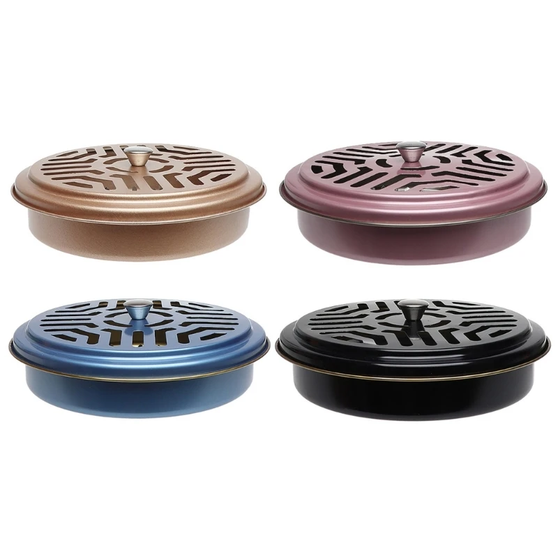 Mosquito Incense Box Multifunctional Round Plate Waterproof Mosquito Coil Tray