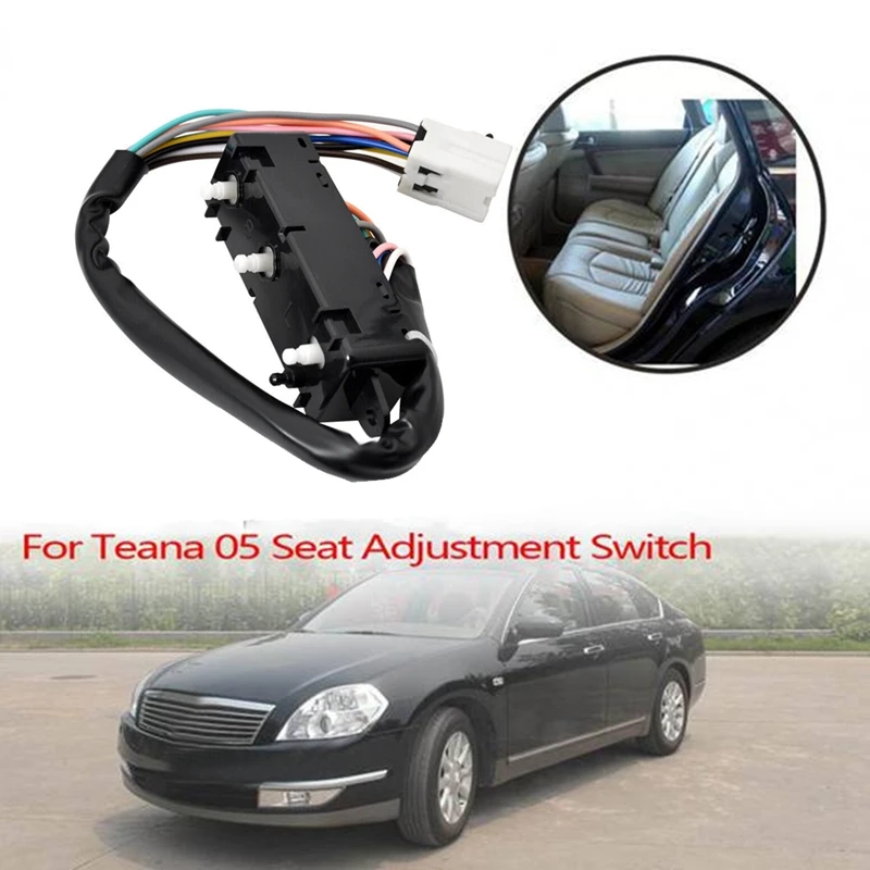 Car Left Side Seat Control Switch 87066-9W10B For Nissan Teana 2006 Seat Adjustment Switch