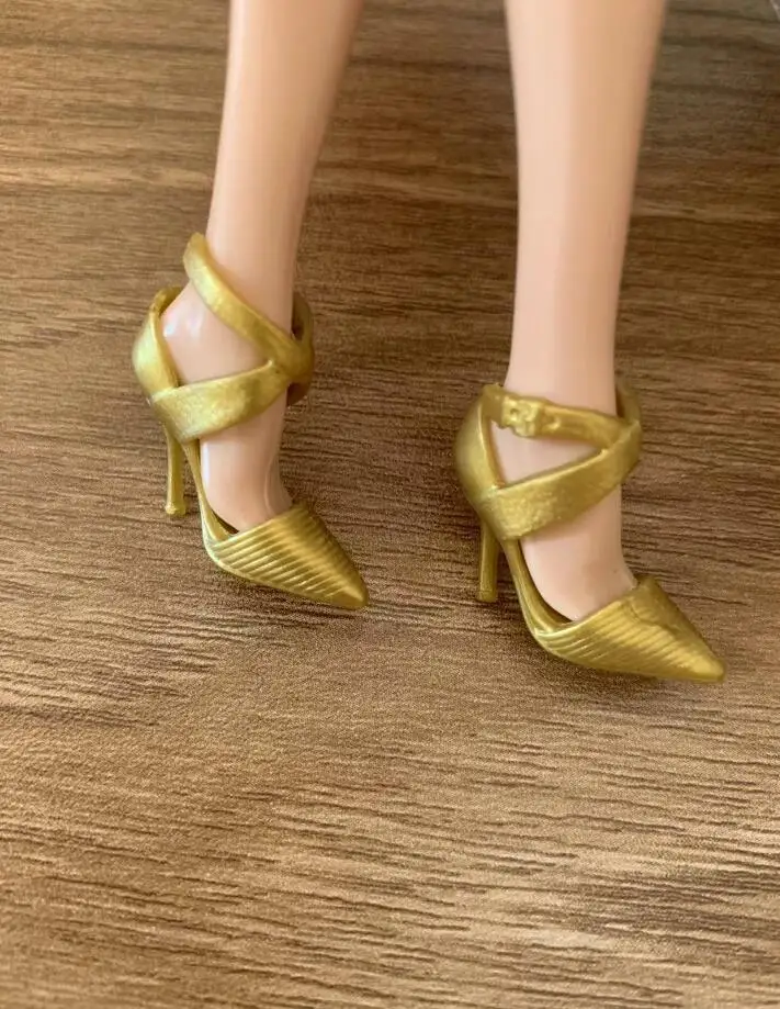 New styles Doll shoes high heel boots accessories flat shoes toy shoes for your 1/6 BB dolls A199