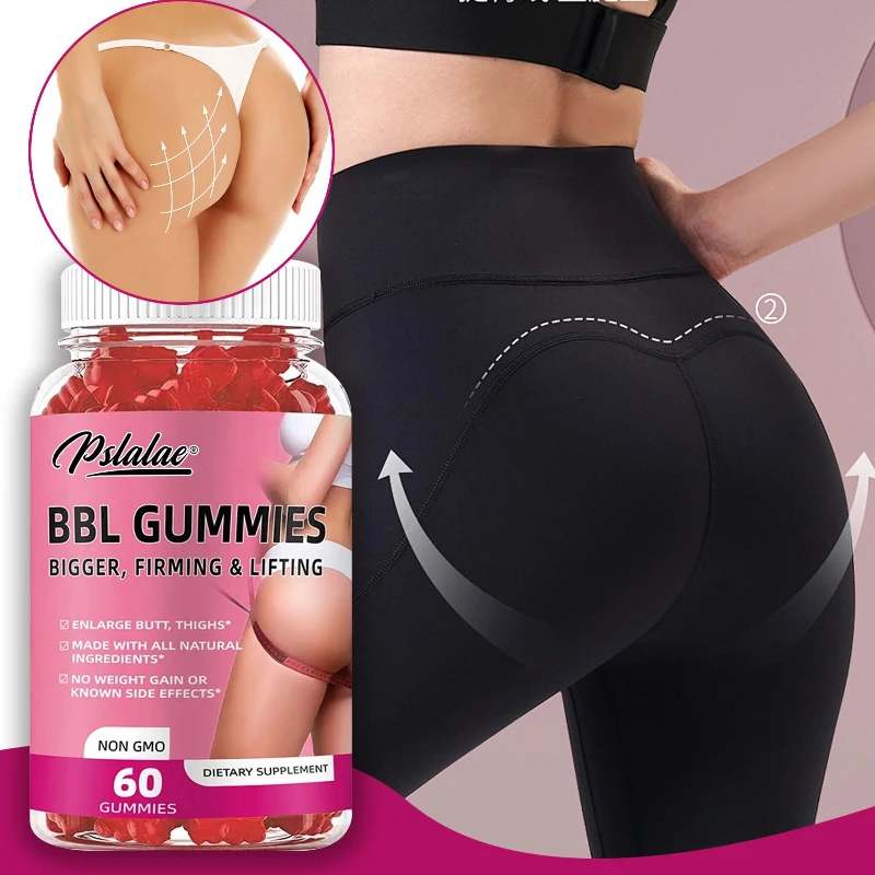 

BBL Gummies - Naturally Enlarge Buttocks, Provide Energy, Vitamin Gummies, Non-GMO, Helps Improve Body Shape, Enhance Curves