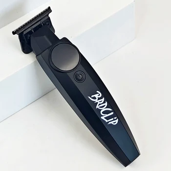 BRDCLIP 137 akülü 7500RPM yüksek güç LCD ekran kuaför şekillendirici saç kesme profesyonel saç düzeltici berber dükkanı aracı
