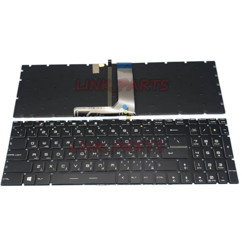 NEW Arabic Backlit Keyboard For MSI GT73 GT73VR 6RE 6RF Titan GT72VR 6RD 6RE Laptop Keyboard
