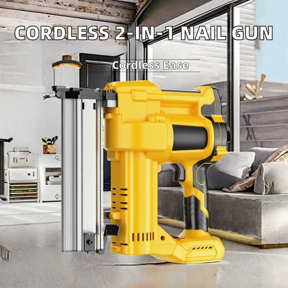Wireless 2 inch, suitable for 20V 4.0Ah battery (without battery) 100 nail capacity Electric nail tool