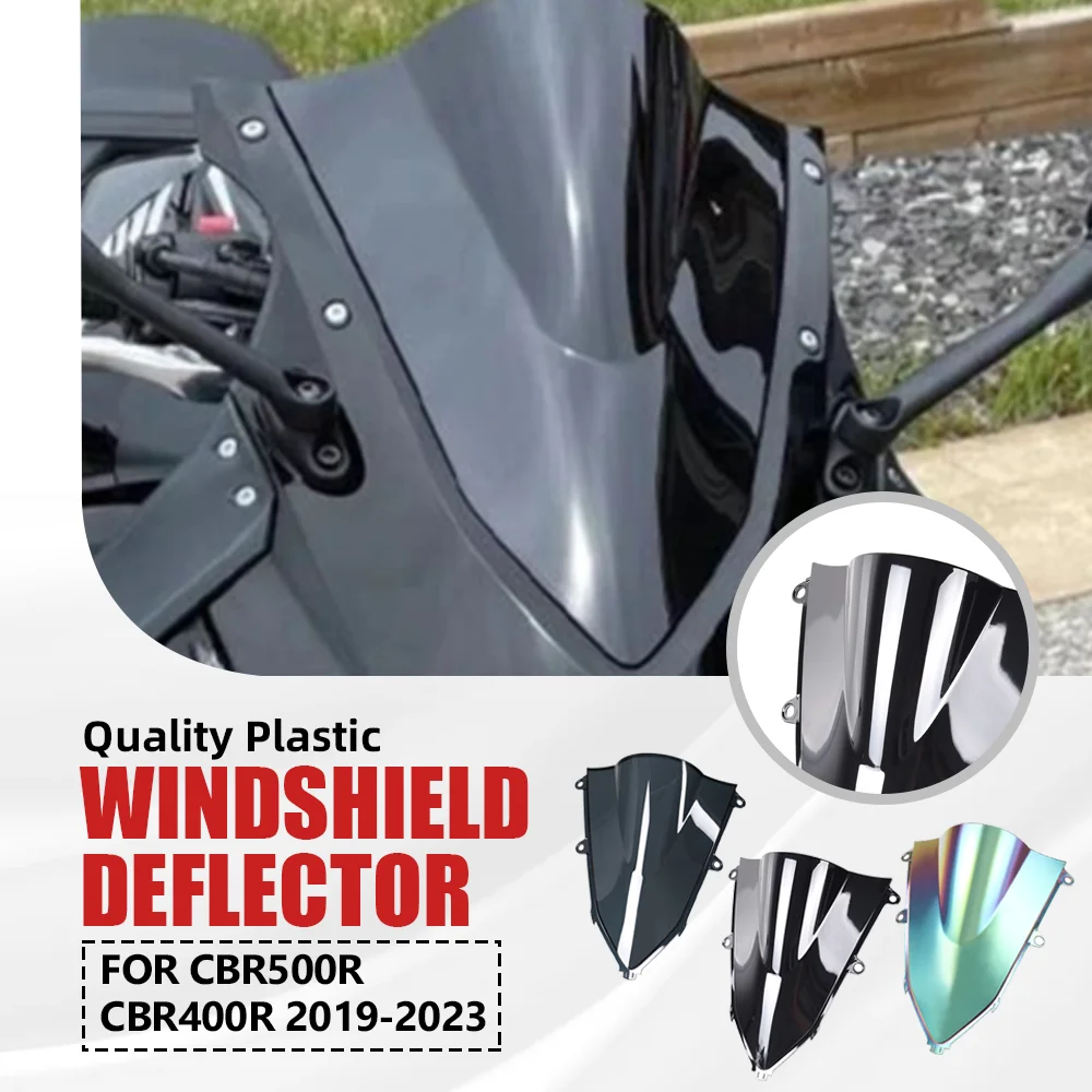 

FOR Honda CBR650R 2019-2020-2021-2022-2023 Fairing Windscreen Windshield Deflector Protector Deflectors Kit CBR500R CBR400R